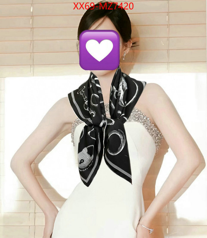 Scarf-Hermes replcia cheap from china ID: MZ7420 $: 69USD