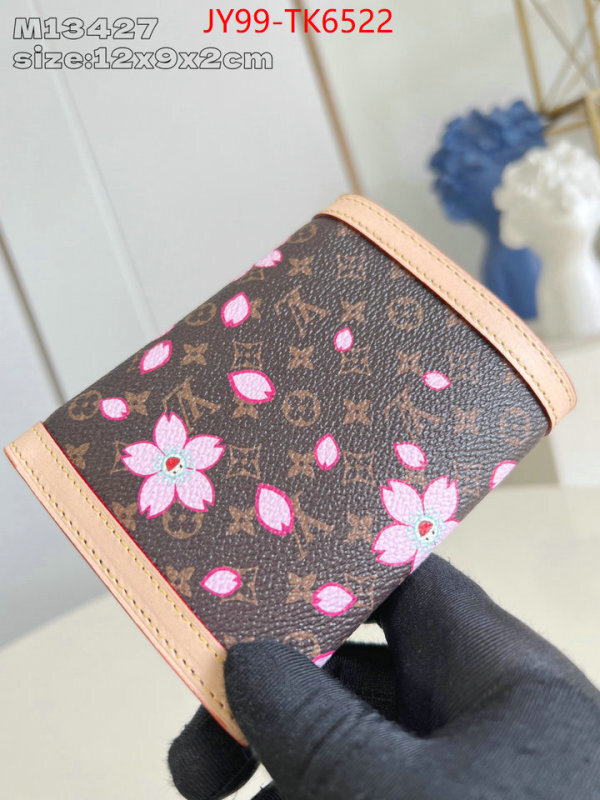 LV Bags(TOP)-Wallet what ID: TK6522 $: 99USD,