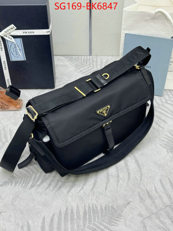 Prada Bags(TOP)-Crossbody- highest quality replica ID: BK6847 $: 169USD,