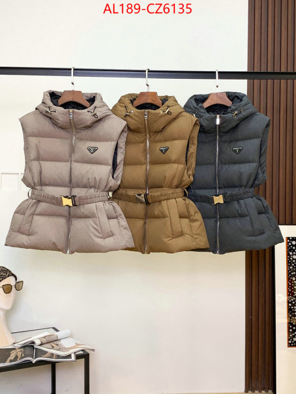 Down jacket Women-Prada buy best quality replica ID: CZ6135 $: 189USD