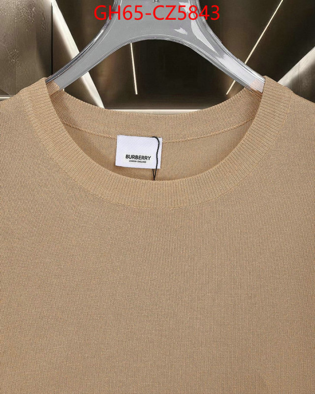 Clothing-Burberry best quality fake ID: CZ5843 $: 65USD
