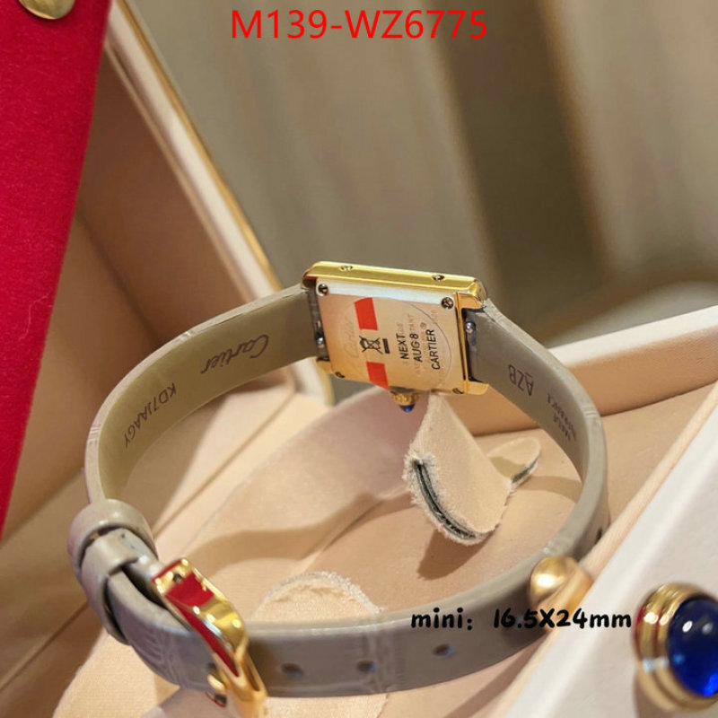 Watch(4A)-Cartier is it illegal to buy dupe ID: WZ6775 $: 139USD