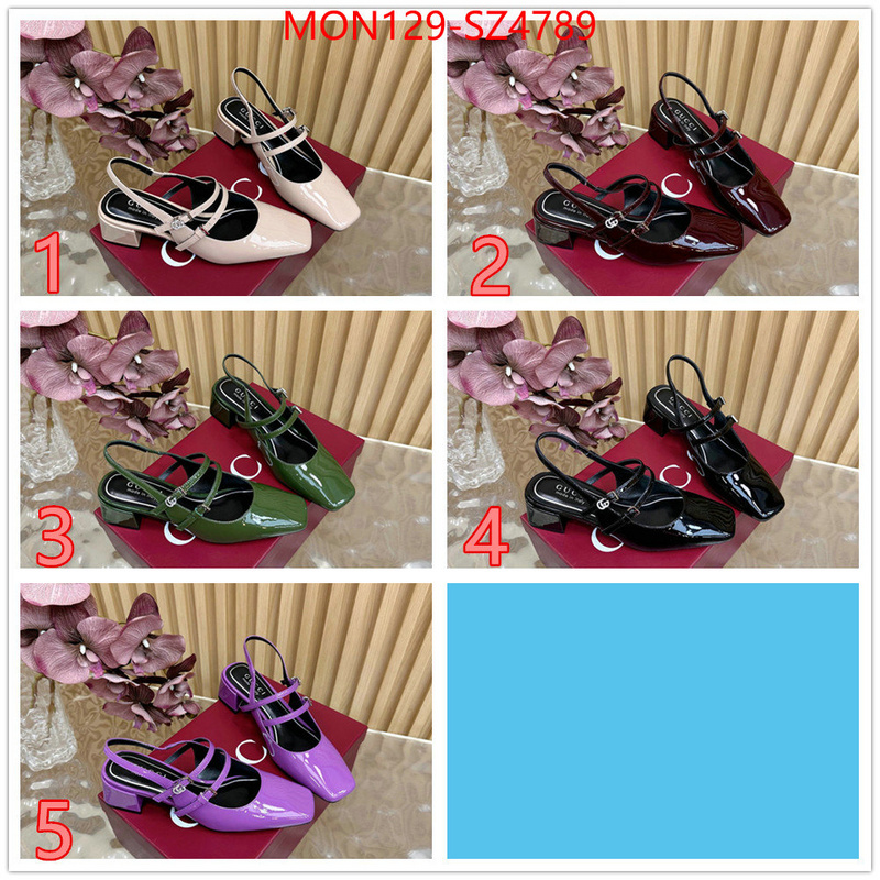 Women Shoes-Gucci top quality designer replica ID: SZ4789 $: 129USD