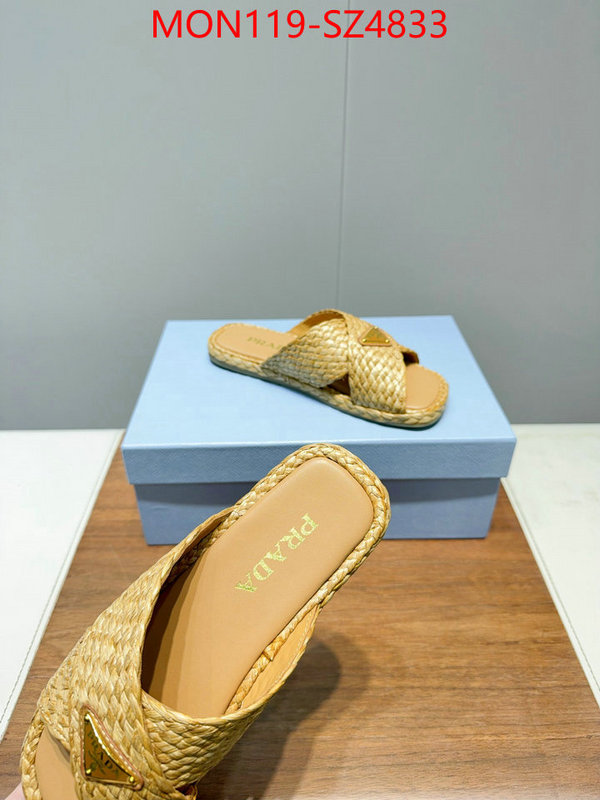 Women Shoes-Prada 2024 aaaaa replica customize ID: SZ4833 $: 119USD