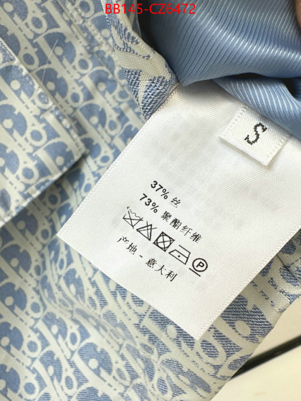 Clothing-Dior best designer replica ID: CZ6472 $: 145USD