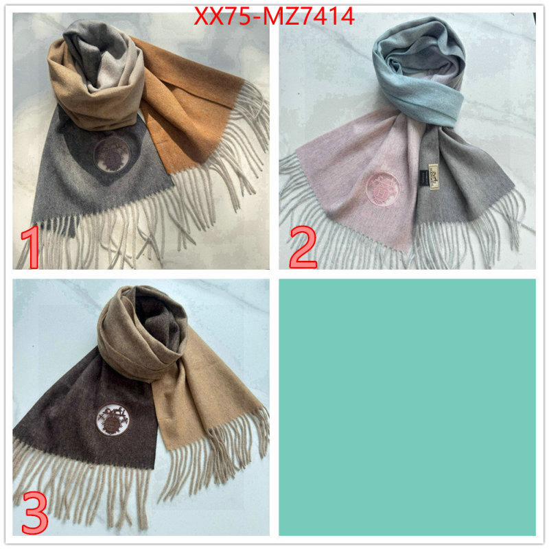 Scarf-Hermes what's the best place to buy replica ID: MZ7414 $: 75USD