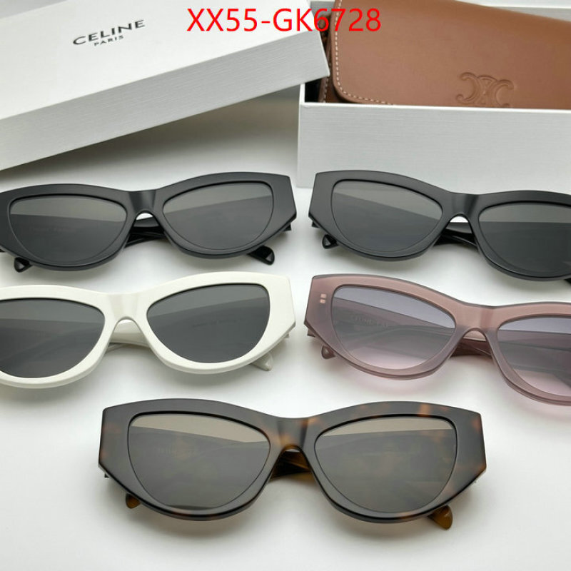 Glasses-CELINE exclusive cheap ID: GK6728 $: 55USD