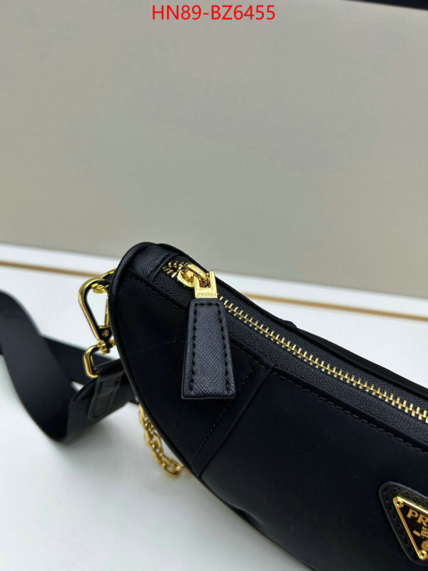 Prada Bags(4A)-Crossbody- unsurpassed quality ID: BZ6455 $: 89USD,