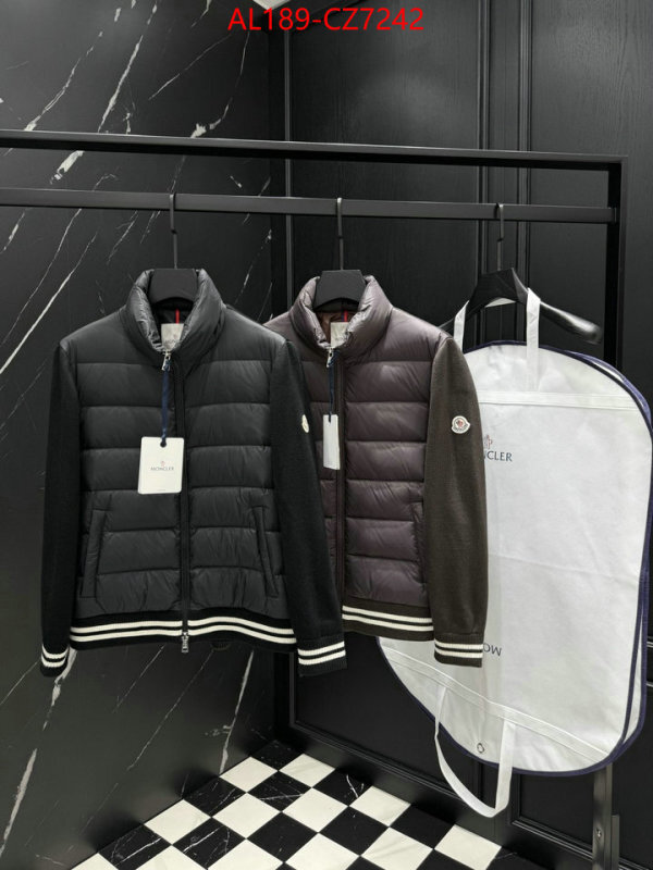 Down jacket Men-Moncler the best designer ID: CZ7242 $: 189USD