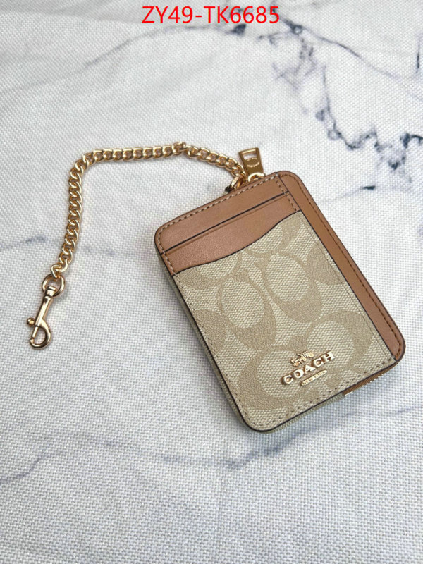 Coach Bags(4A)-Wallet sellers online ID: TK6685 $: 49USD,