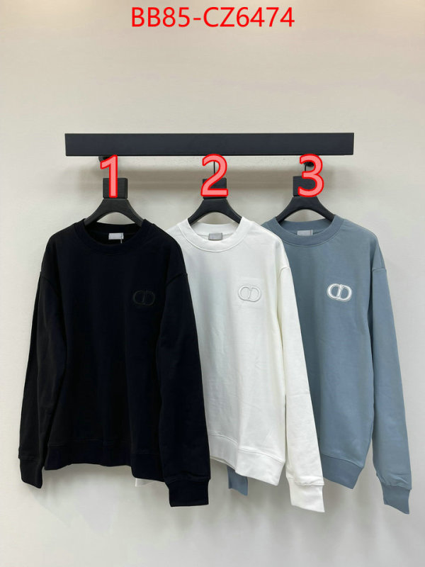 Clothing-Dior top quality fake ID: CZ6474 $: 85USD