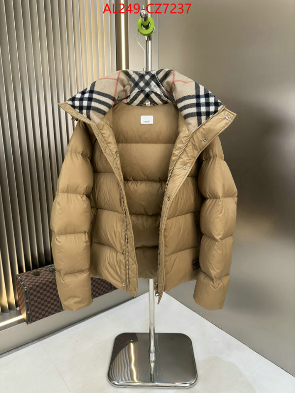 Down jacket Men-Burberry replica 1:1 high quality ID: CZ7237 $: 249USD