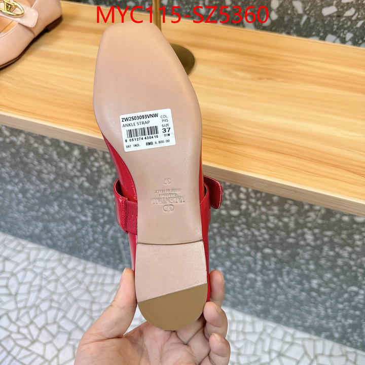 Women Shoes-Valentino aaaaa+ replica ID: SZ5360 $: 115USD