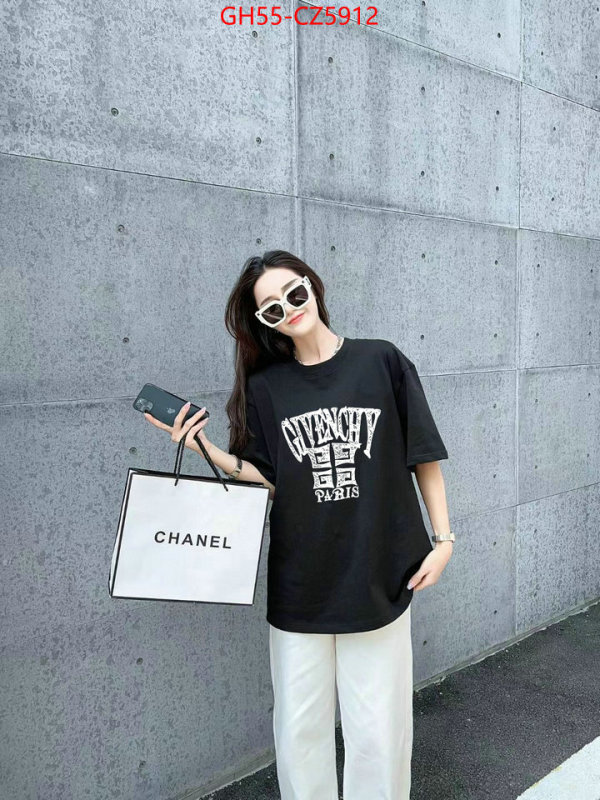 Clothing-Givenchy we provide top cheap aaaaa ID: CZ5912 $: 55USD