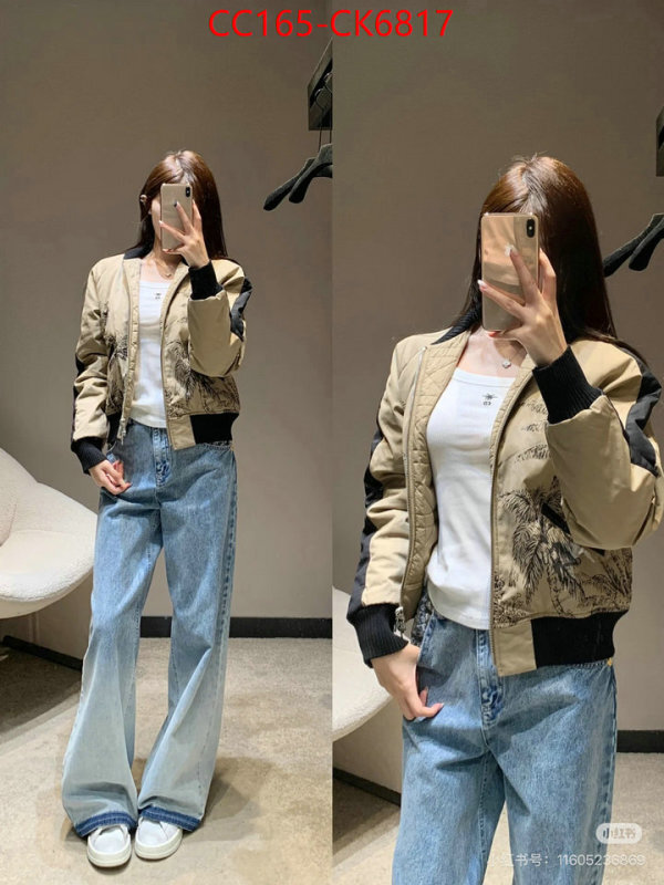 Down jacket Women-Dior aaaaa replica ID: CK6817 $: 165USD