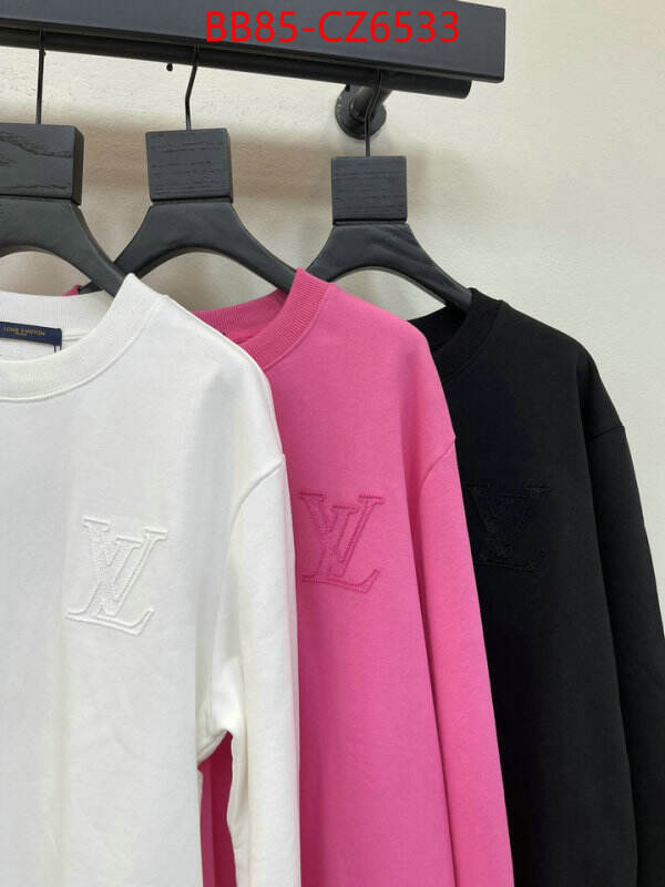 Clothing-LV wholesale imitation designer replicas ID: CZ6533 $: 85USD