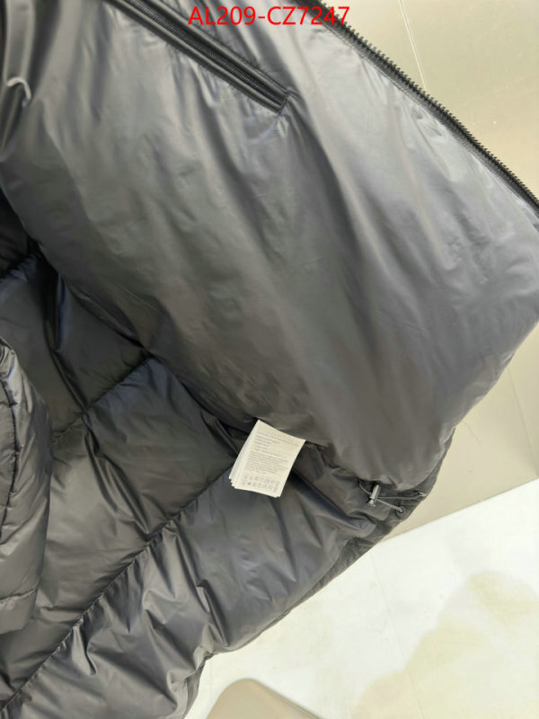 Down jacket Men-Moncler what's the best to buy replica ID: CZ7247 $: 209USD