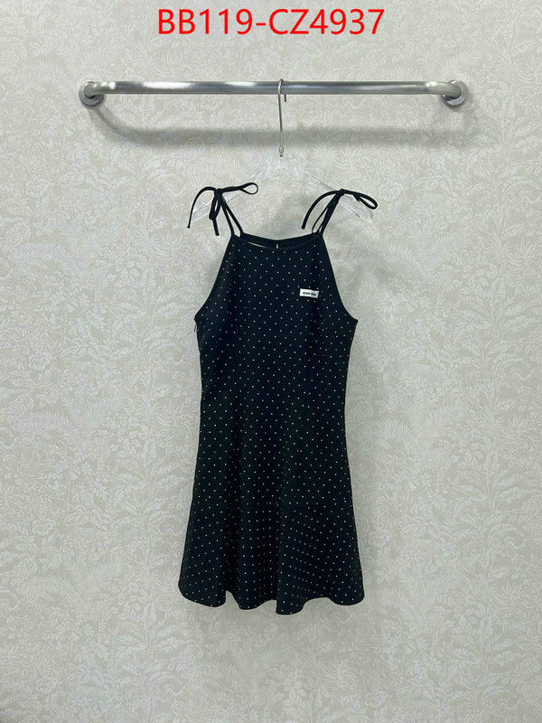 Clothing-MIU MIU for sale cheap now ID: CZ4937 $: 119USD