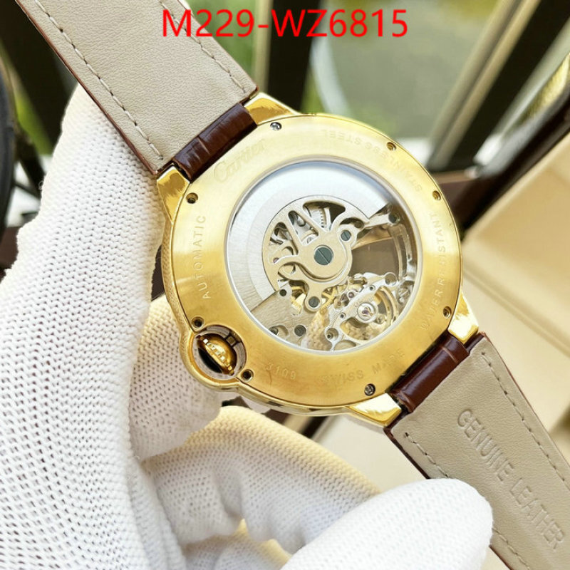 Watch(TOP)-Cartier best replica ID: WZ6815 $: 229USD