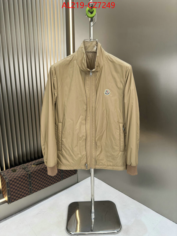 Down jacket Men-Moncler luxury fashion replica designers ID: CZ7249 $: 219USD