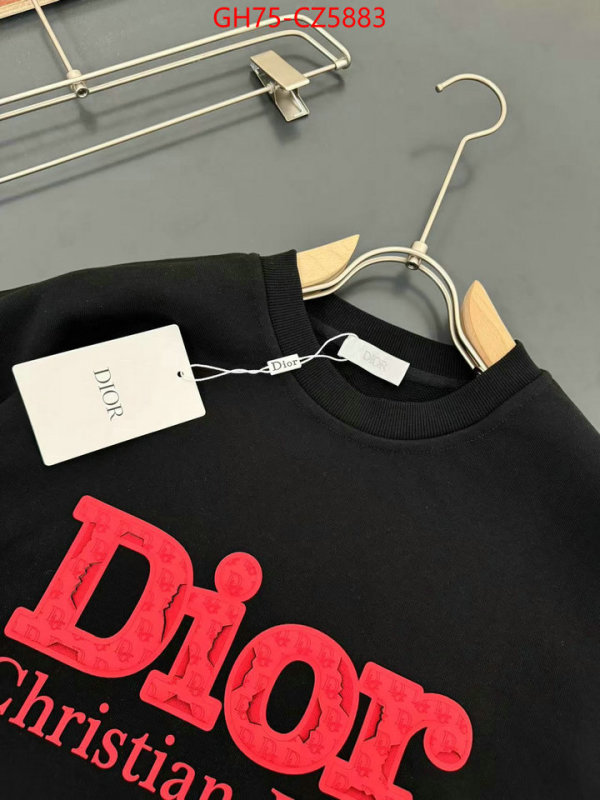 Clothing-Dior high quality 1:1 replica ID: CZ5883 $: 75USD