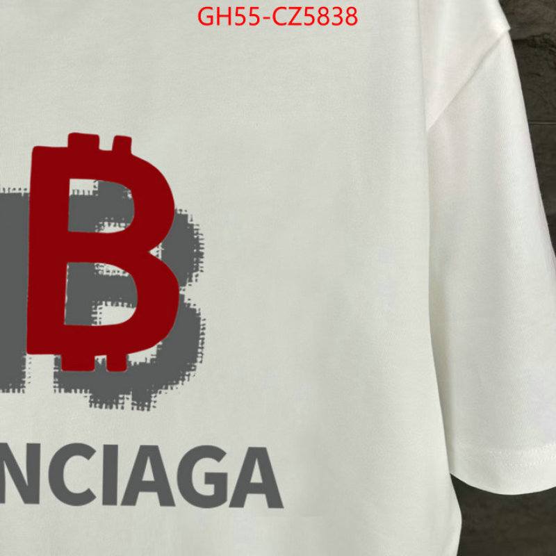 Clothing-Balenciaga what is top quality replica ID: CZ5838 $: 55USD
