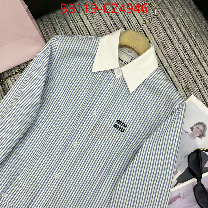 Clothing-MIU MIU fake cheap best online ID: CZ4946 $: 119USD