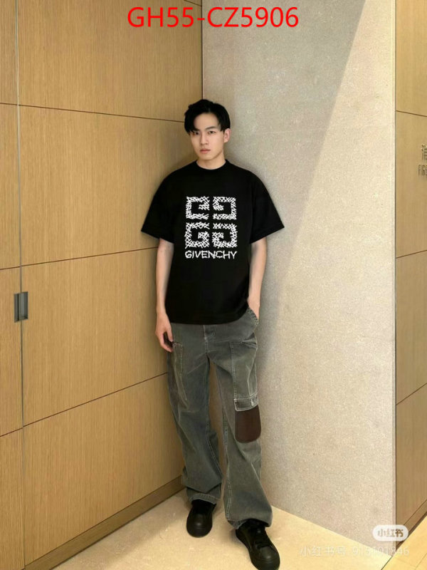 Clothing-Givenchy customize best quality replica ID: CZ5906 $: 55USD