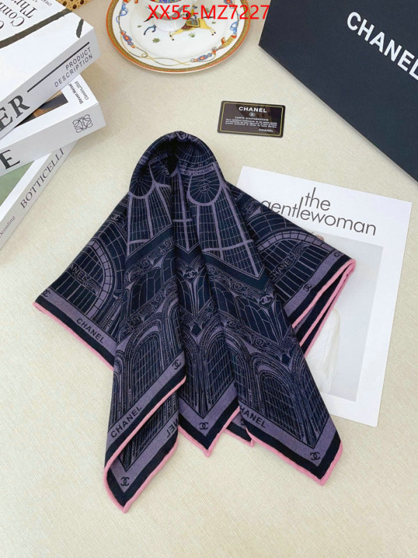 Scarf-Chanel where to buy high quality ID: MZ7227 $: 55USD