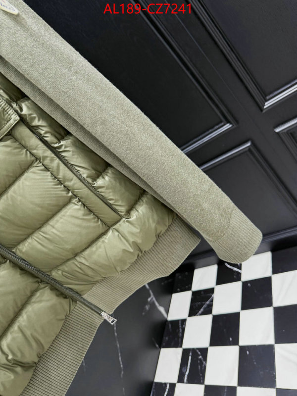 Down jacket Men-Moncler what is a counter quality ID: CZ7241 $: 189USD