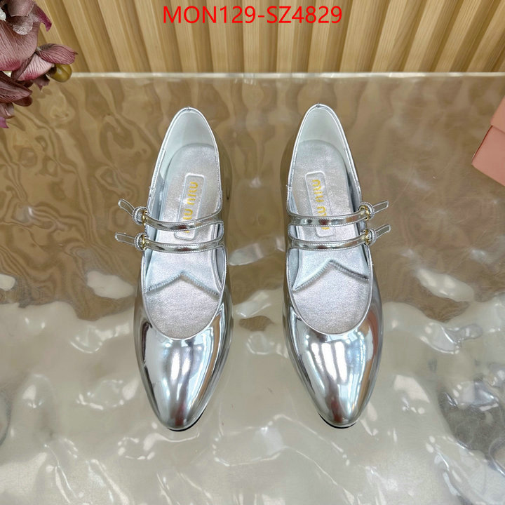 Women Shoes-Miu Miu luxury fake ID: SZ4829 $: 129USD