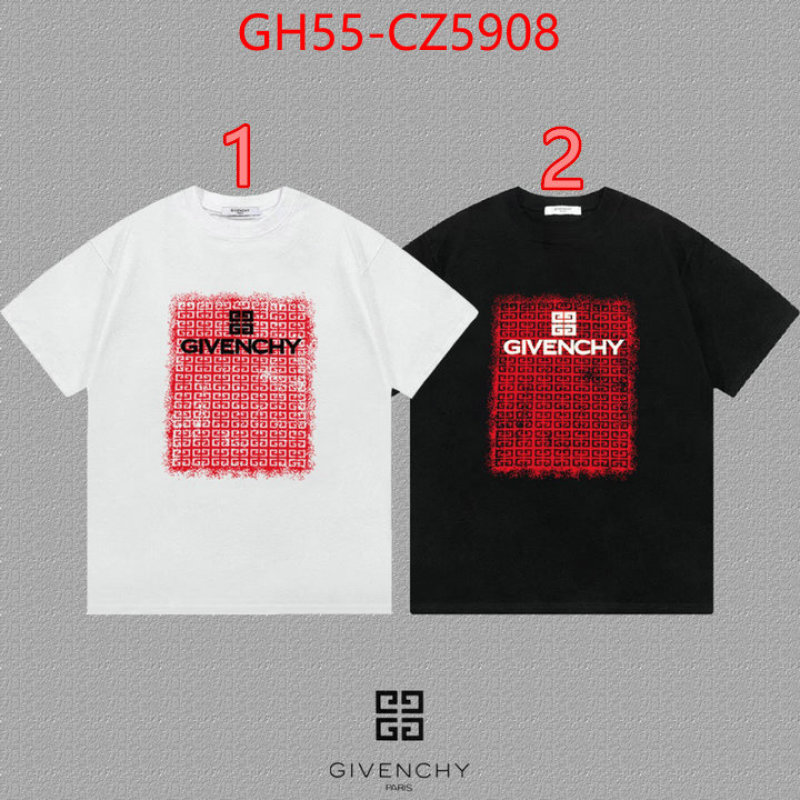 Clothing-Givenchy shop the best high quality ID: CZ5908 $: 55USD