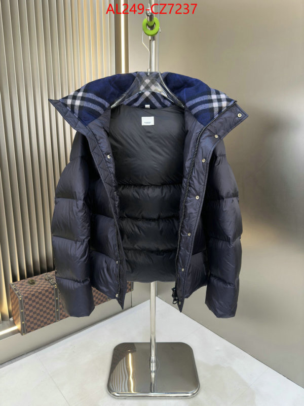 Down jacket Men-Burberry replica 1:1 high quality ID: CZ7237 $: 249USD