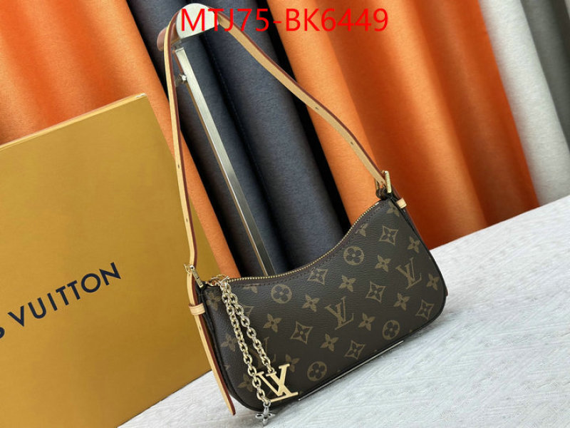 LV Bags(4A)-Handbag Collection- replicas buy special ID: BK6449 $: 75USD,