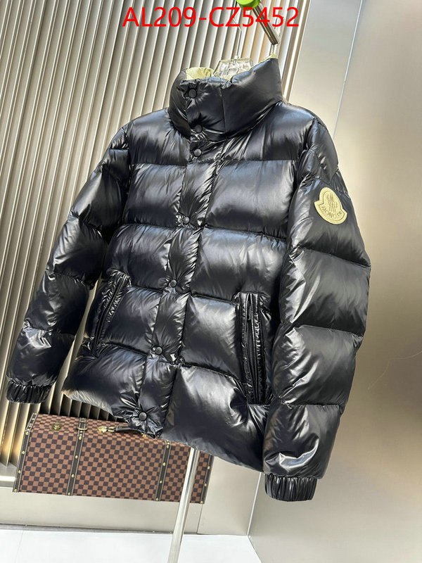 Down jacket Men-Moncler luxury cheap ID: CZ5452 $: 209USD