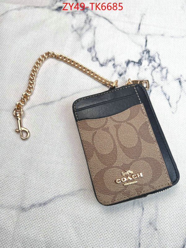 Coach Bags(4A)-Wallet sellers online ID: TK6685 $: 49USD,