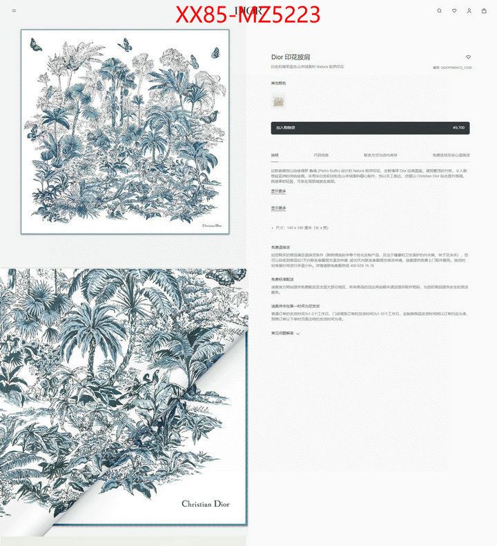 Scarf-Dior what ID: MZ5223 $: 85USD
