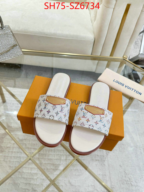 Women Shoes-LV how to find replica shop ID: SZ6734 $: 75USD