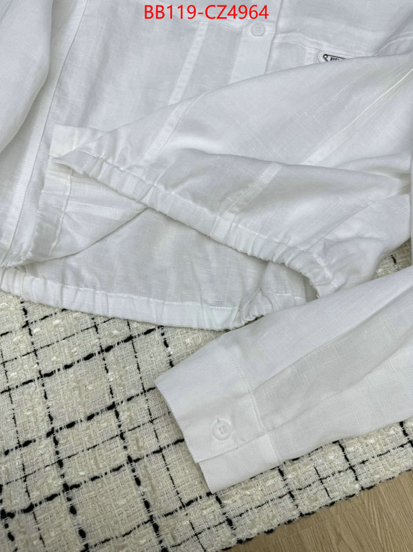 Clothing-Prada best quality replica ID: CZ4964 $: 119USD