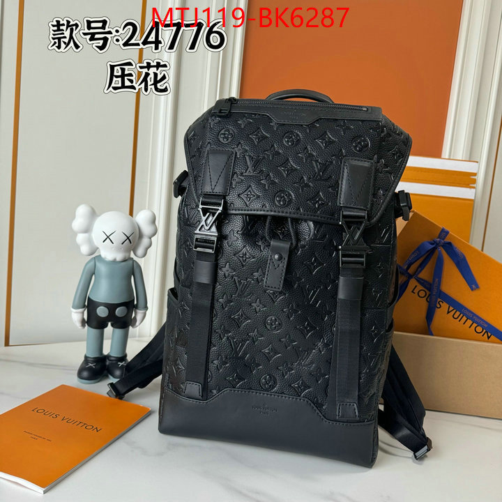 LV Bags(4A)-Backpack- top designer replica ID: BK6287 $: 119USD,