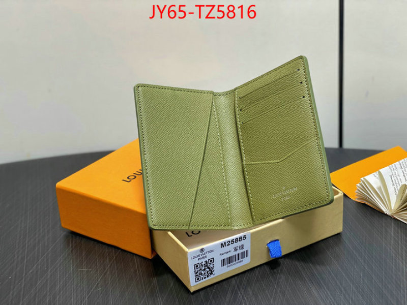 LV Bags(TOP)-Wallet fake high quality ID: TZ5816 $: 65USD,