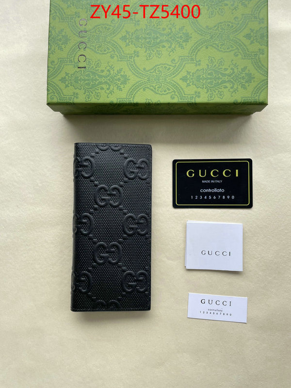 Gucci Bags(4A)-Wallet- where quality designer replica ID: TZ5400 $: 45USD,