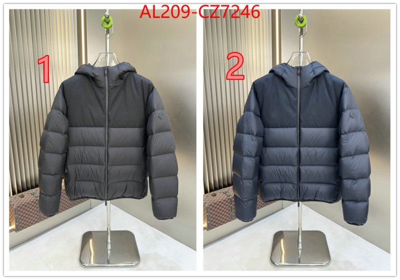 Down jacket Men-Moncler 2024 aaaaa replica customize ID: CZ7246 $: 209USD
