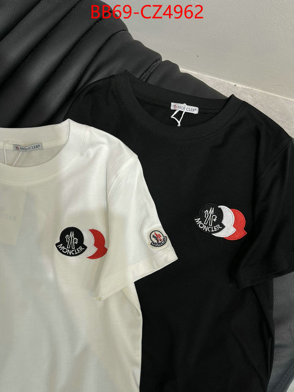 Clothing-Moncler luxury fashion replica designers ID: CZ4962 $: 69USD