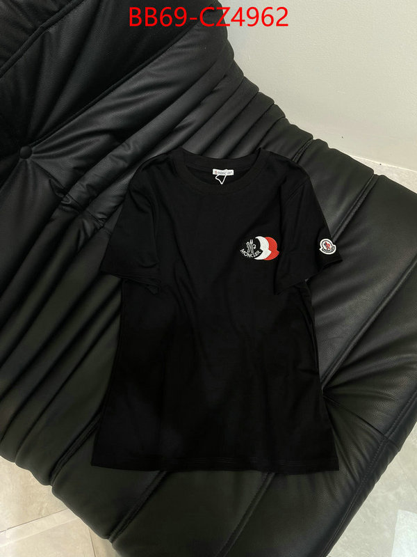 Clothing-Moncler luxury fashion replica designers ID: CZ4962 $: 69USD