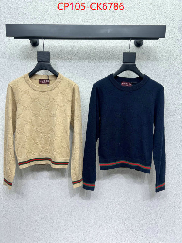 Clothing-Gucci wholesale replica shop ID: CK6786 $: 105USD