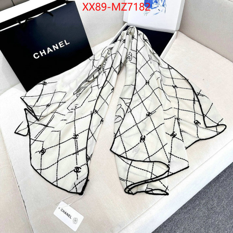 Scarf-Chanel shop cheap high quality 1:1 replica ID: MZ7182 $: 89USD