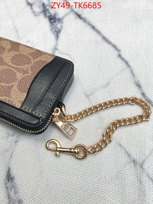 Coach Bags(4A)-Wallet sellers online ID: TK6685 $: 49USD,