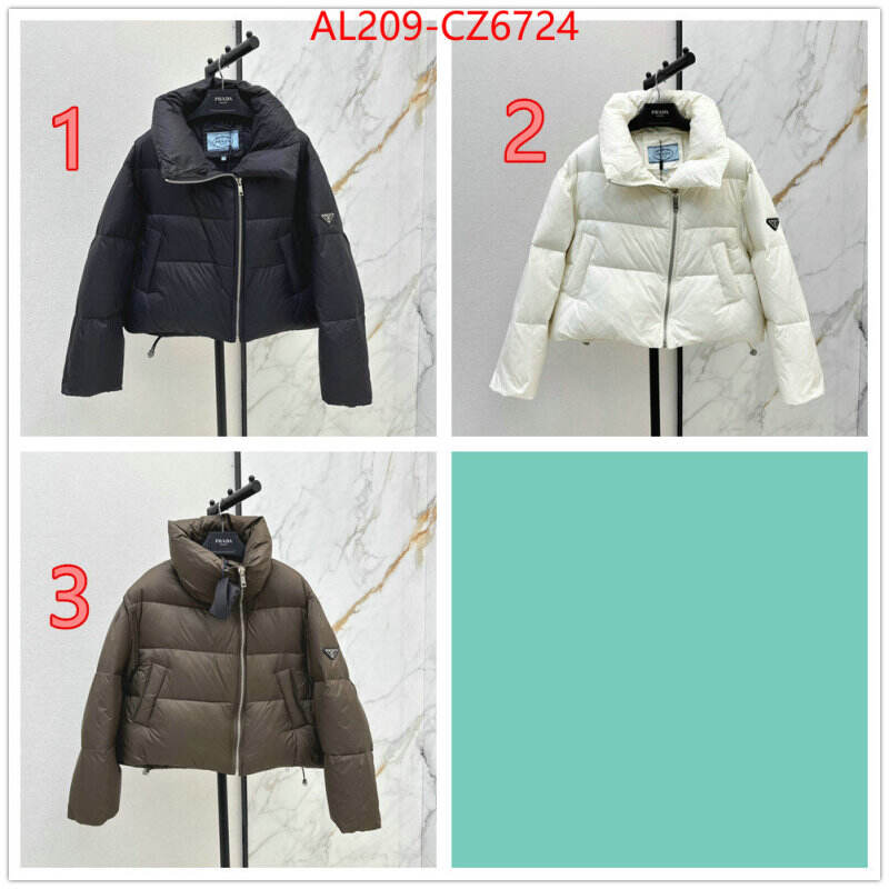 Down jacket Women-Prada cheap replica ID: CZ6724 $: 209USD