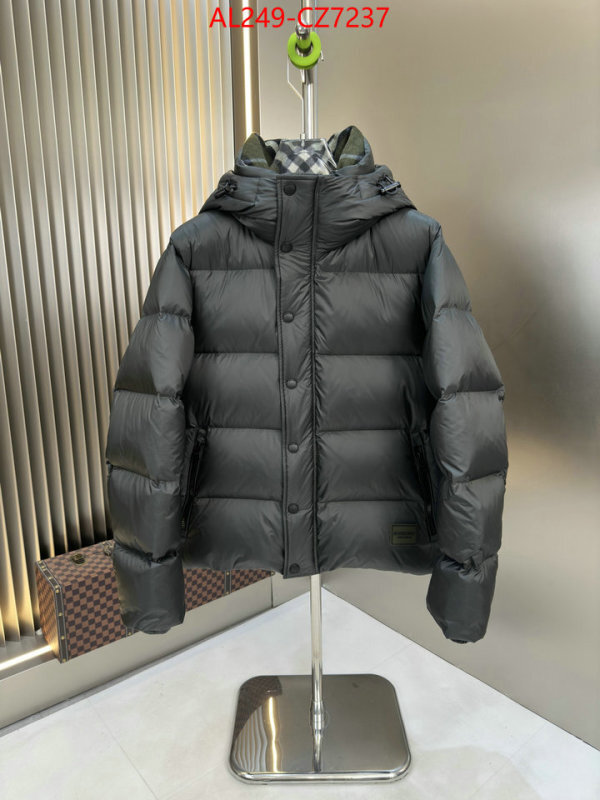 Down jacket Men-Burberry replica 1:1 high quality ID: CZ7237 $: 249USD